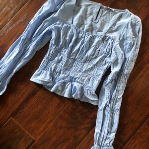 Jo west small light blue top